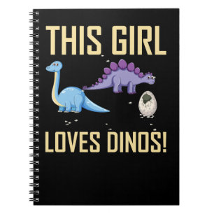 Dinosaur Dieses Mädchen Lieben Dinos Dino Notizblock