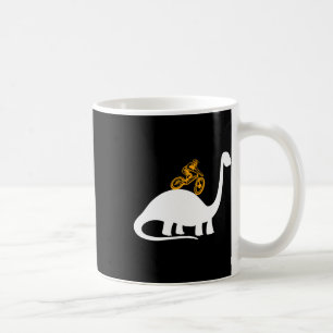 Dinosaur Dino T-Rex MTB-Fahrrad Mountainbike Stoff Kaffeetasse
