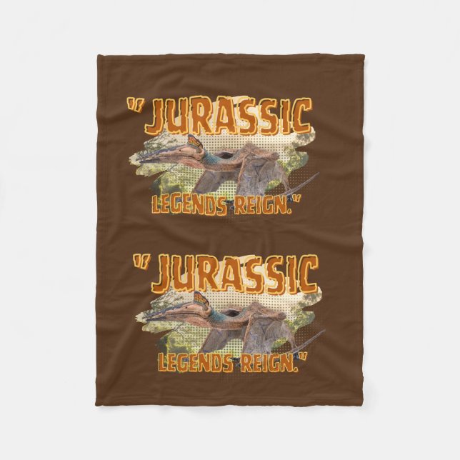 DINOSAUR ERA CARTOON QUOTE FLEECEDECKE (Vorderseite)