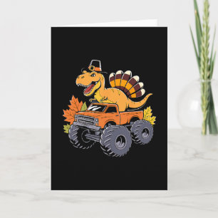 Dinosaur Erntedankfest Jungen Kinder Dino T Rex Mo Karte