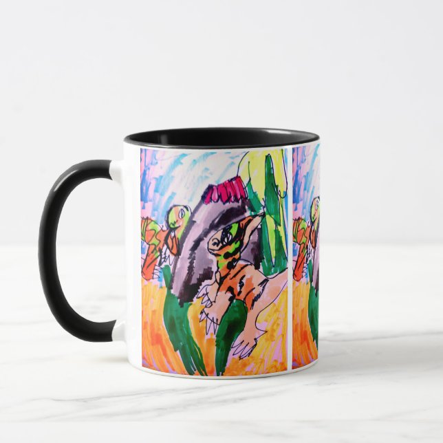 Dinosaur Felsen  Tasse (Links)