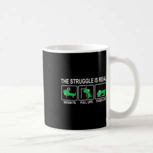 Dinosaur Fitnessstudio Dino Workout Spaß Strongman Kaffeetasse