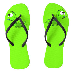 Dinosaur Flip Flops