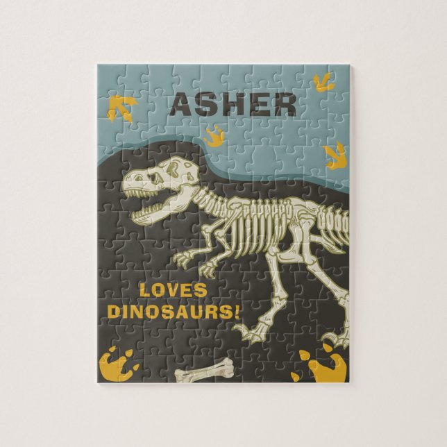 Dinosaur Fossil Name (Vertikal)