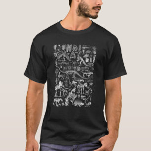 Dinosaur-Fossilien T Rex Paläontologie Wissenschaf T-Shirt