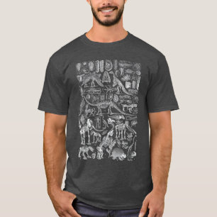 Dinosaur-FossilienRe Paläontologie Wissenschaft Ar T-Shirt
