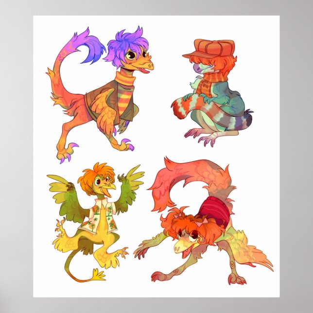 Dinosaur Fraggle Rock Poster (Vorne)