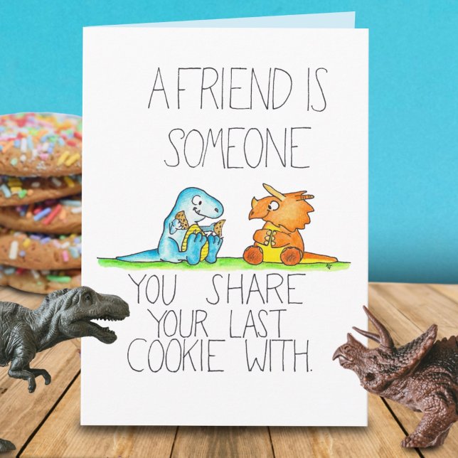 DINOSAUR FRIENDS 2 Grußkarte von Nicole Janes Karte (Von Creator hochgeladen)