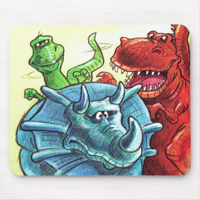 Dinosaur Friends Mousepad (Vorne)