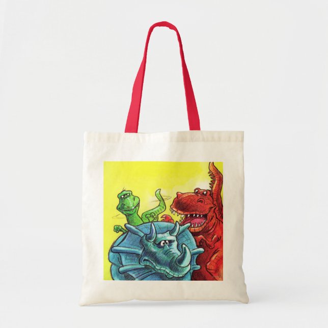 Dinosaur Friends Tragetasche (Vorne)