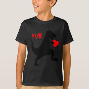 Dinosaur Frohe Valentinstag T-Shirt