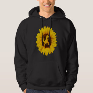 Dinosaur Für Frauen Männer rex Tier Sonnenblume Hoodie