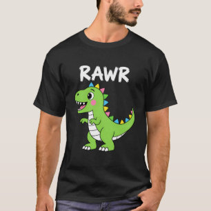 Dinosaur Gebrüll RAWR Cartoon für Kinder T-Shirt