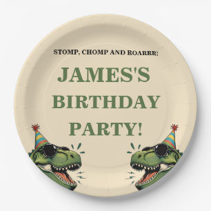 Dinosaur Geburtstag Papier Teller Kinderparty