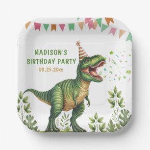 Dinosaur-Geburtstagsfeier Pappteller