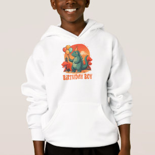 Dinosaur Geburtstagsjunge Hoodie