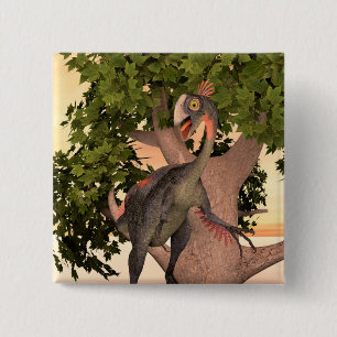 Dinosaur Gigantoraptor Button