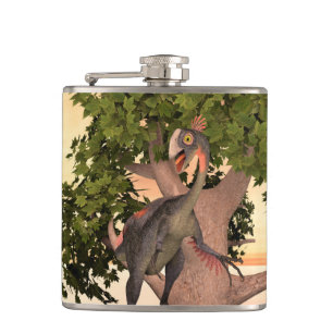 Dinosaur Gigantoraptor Flachmann