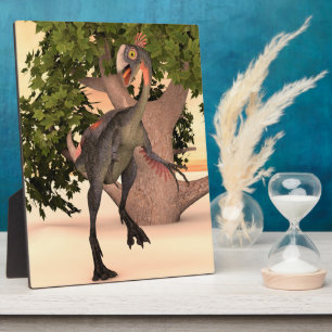 Dinosaur Gigantoraptor Fotoplatte