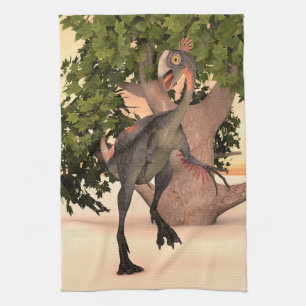 Dinosaur Gigantoraptor Küchentuch