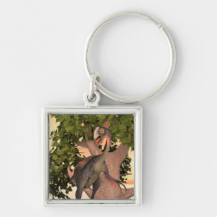 Dinosaur Gigantoraptor Schlüsselanhänger