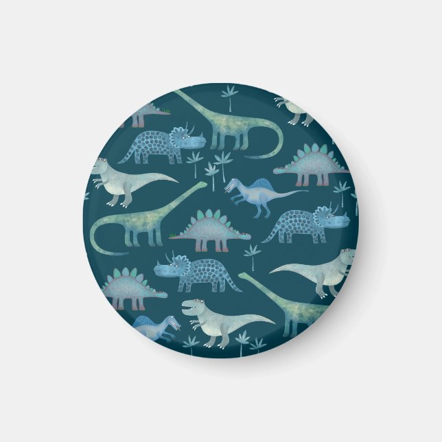 Dinosaur Green Magnet (Vorne)