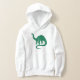 Dinosaur - grün hoodie (Laydown)