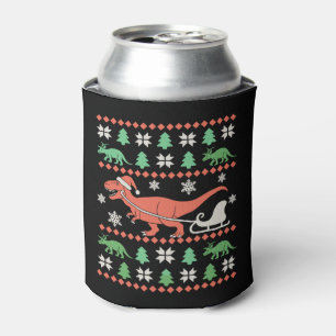 Dinosaur hässlicher Weihnachtspullover T Rex Xmas  Dosenkühler