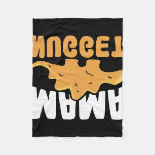 Dinosaur Huhn Mama Nugget Frauen Dino Nugget Fleecedecke