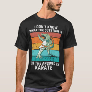 Dinosaur Ich Weiß Nicht Die Frage Ist Die Antwort  T-Shirt