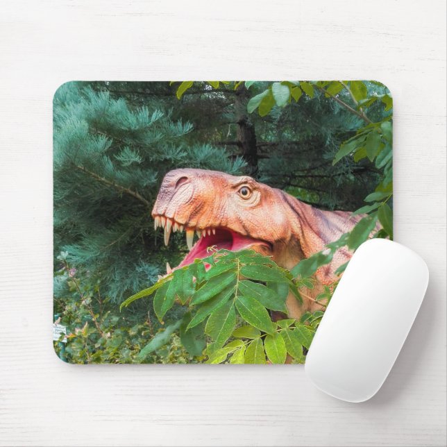 Dinosaur in the forest.  mousepad (Mit Mouse)