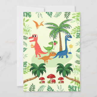 Dinosaur Invitation Anniversaire T REX Carte Anniv