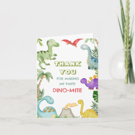 Dinosaur Jungle Birthday Danke