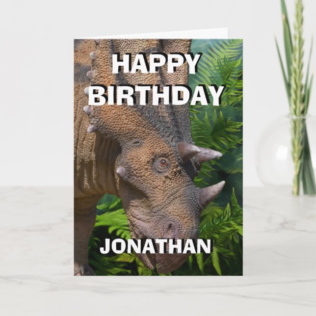 Dinosaur Jungle Card Karte (Vorderseite)