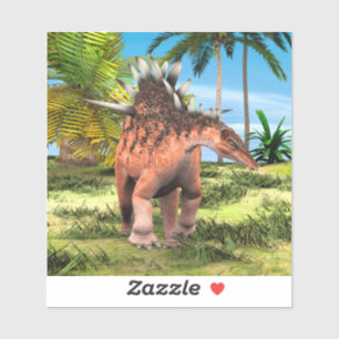 Dinosaur Kentrosaurus Aufkleber