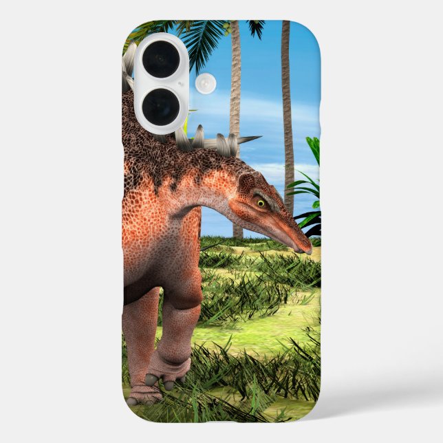 Dinosaur Kentrosaurus iPhone 16 Hülle (Rückseite)