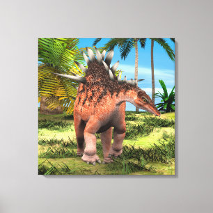 Dinosaur Kentrosaurus Leinwanddruck