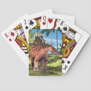 Dinosaur Kentrosaurus Spielkarten