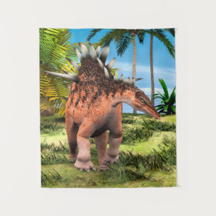 Dinosaur Kentrosaurus Wandteppich