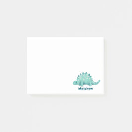 Dinosaur Kids Name Post-it Klebezettel