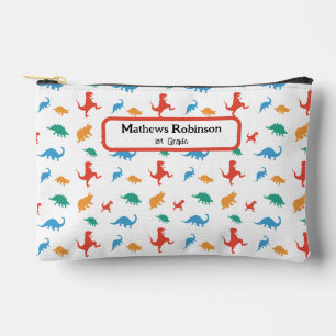 Dinosaur Kindergarten Custom Zubehörtasche
