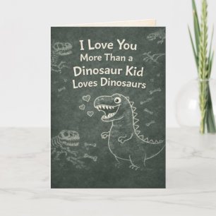 Dinosaur-Liebhaber  Karte