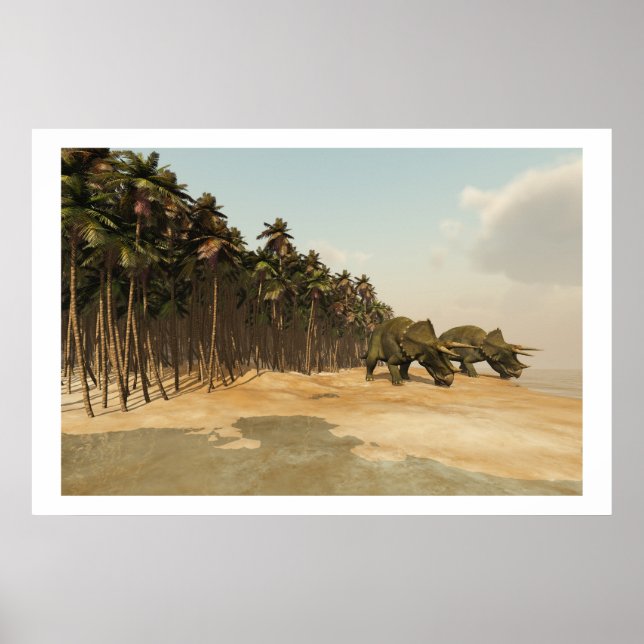 DINOSAUR LIFE PRINT POSTER (Vorne)