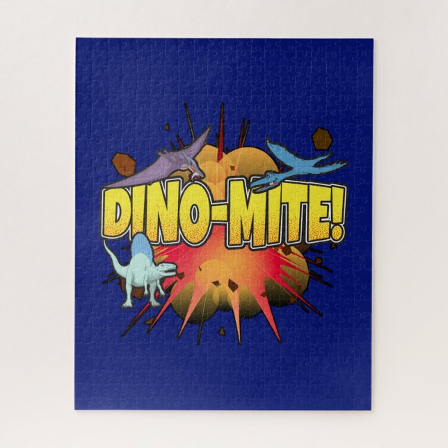 Dinosaur Lover Dynamite Dino-mite Pun (Vertikal)