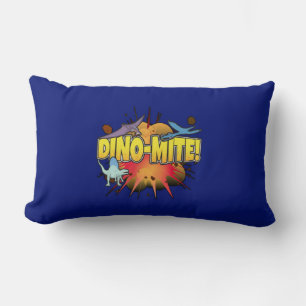 Dinosaur Lover Dynamite Dino-mite Pun Lendenkissen