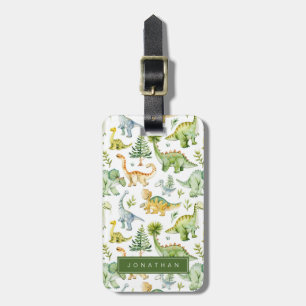 Dinosaur Luggage Tags Gepäckanhänger