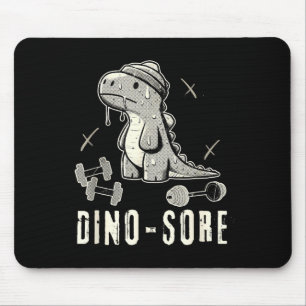 Dinosaur Lustiger Fitnessstudio T-Rex Bodybuilding Mousepad