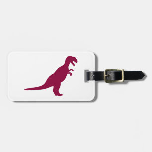 Dinosaur Maroon Gepäckanhänger