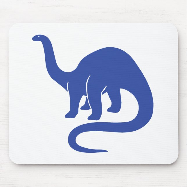 Dinosaur-Mauspad - Blau Mousepad (Vorne)
