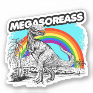 Dinosaur Megasoreass Aufkleber